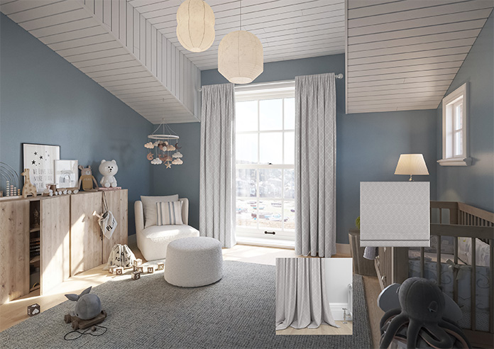 Dolce, Glacier - Made to Measure Curtains - Image 8